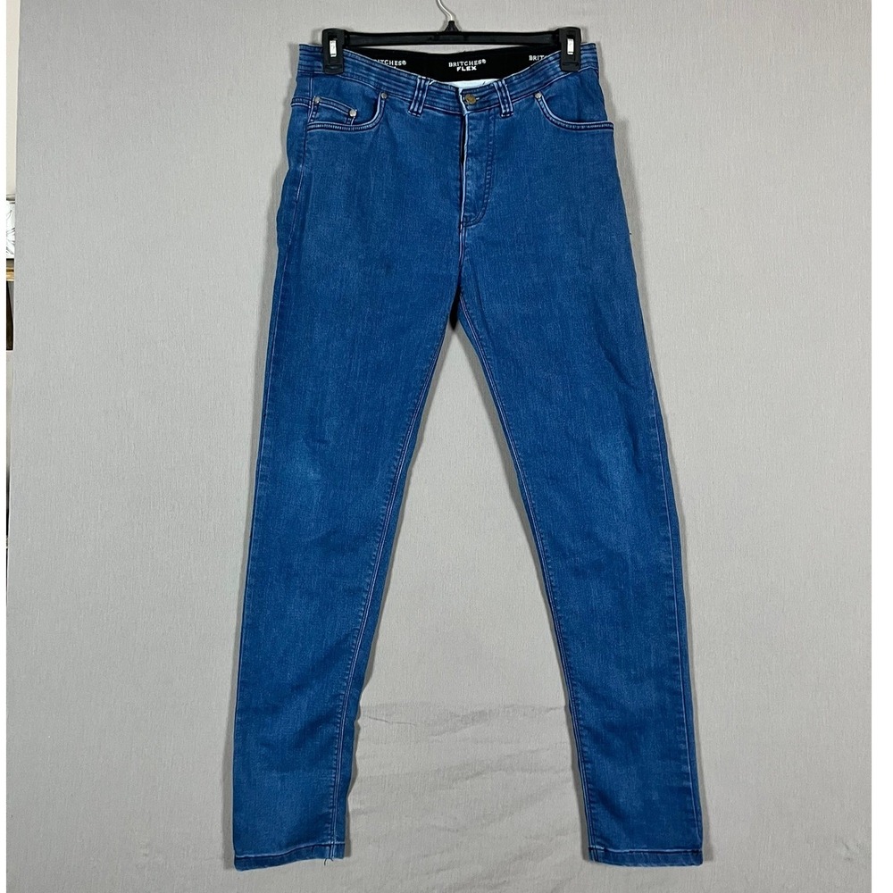 Britches Jeans Men's 30 Waist Flex Blue Stretch Slim Denim EUC